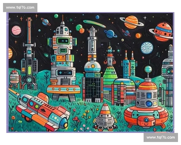 智慧科技融入日常生活的创意绘画作品展示与艺术表达